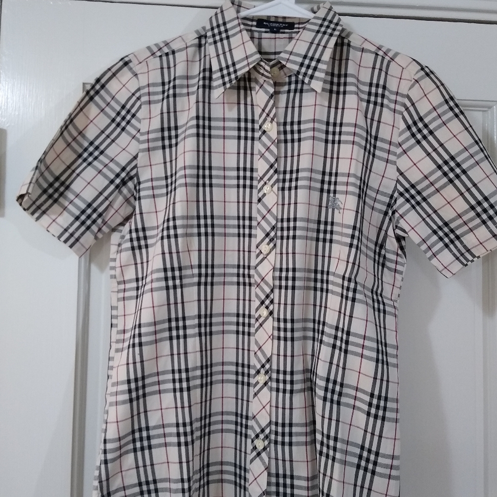 Burberry London Nova button down collar shirt L